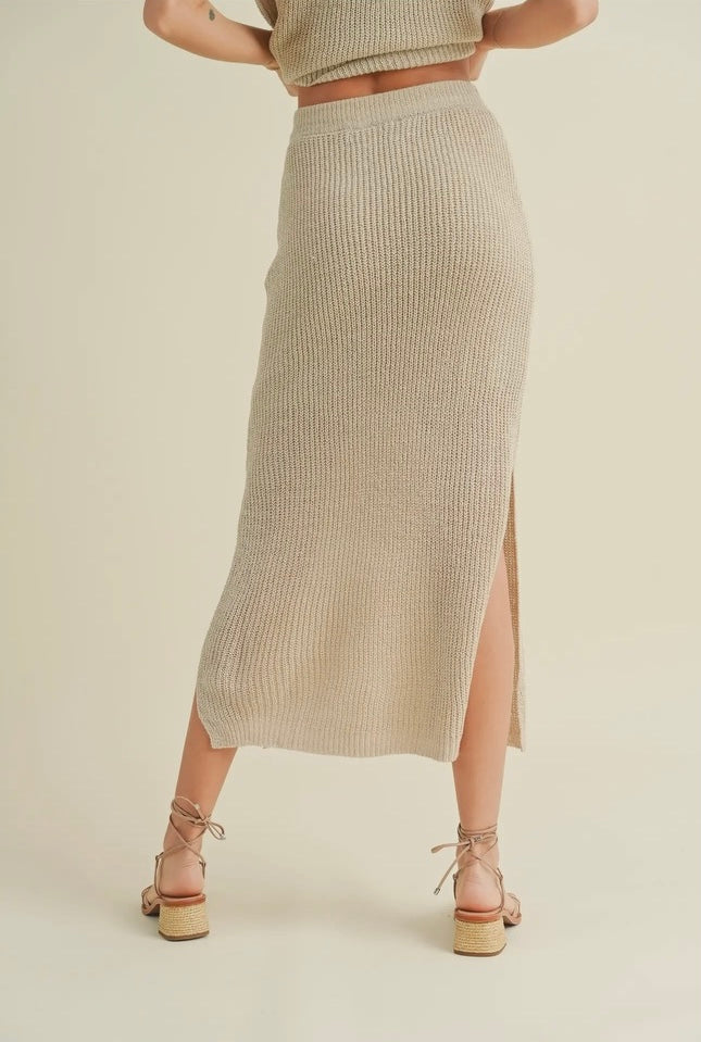 Miley Muse Knitted Midi Length Skirt