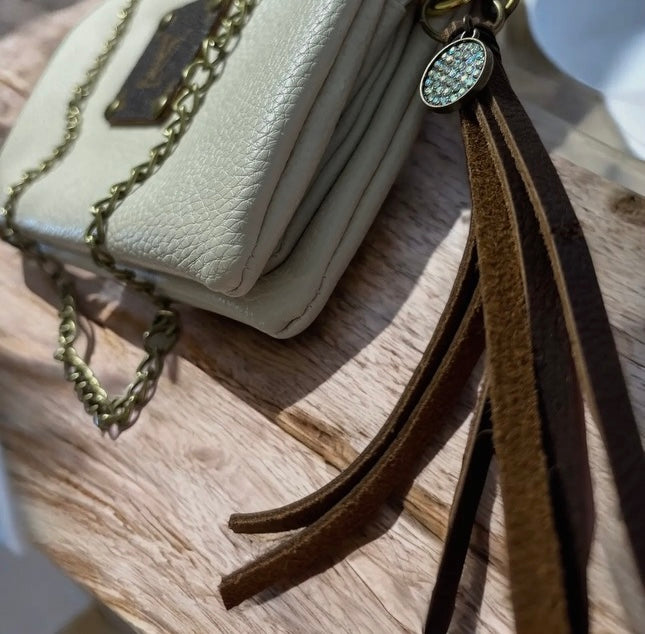 Cream LV Crossbody