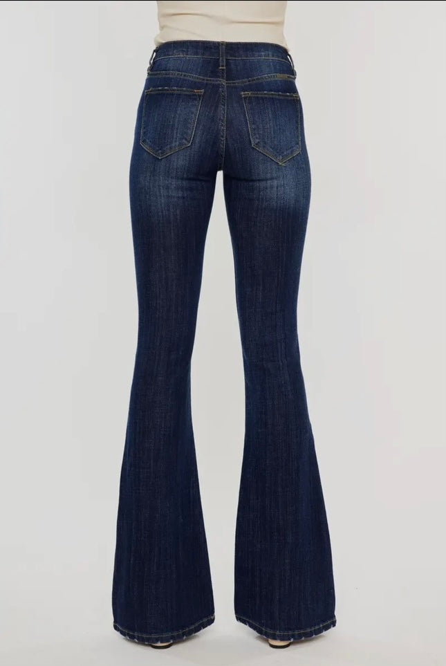 Kancan Mid Rise Flare Jeans