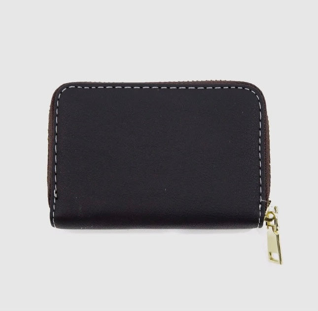 Corgi Card Holder Wallet - Black