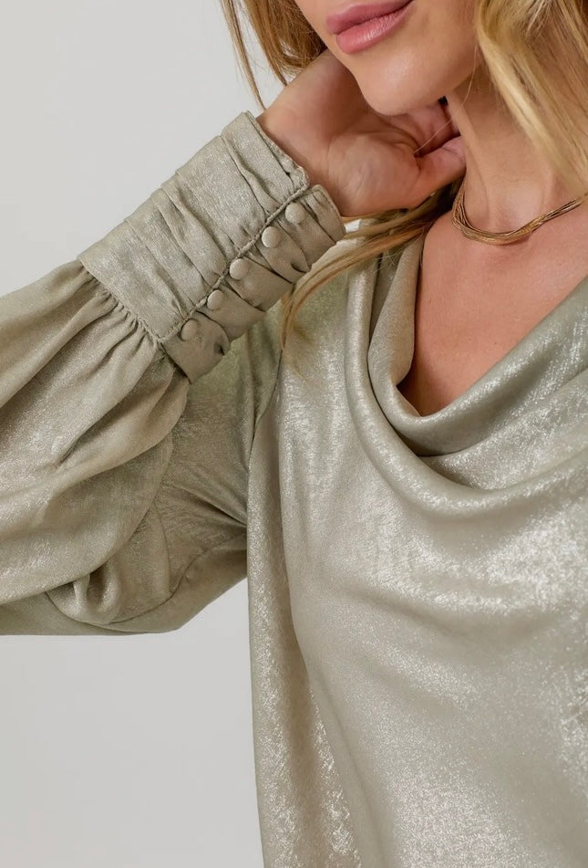 Metallic Shine Blouse