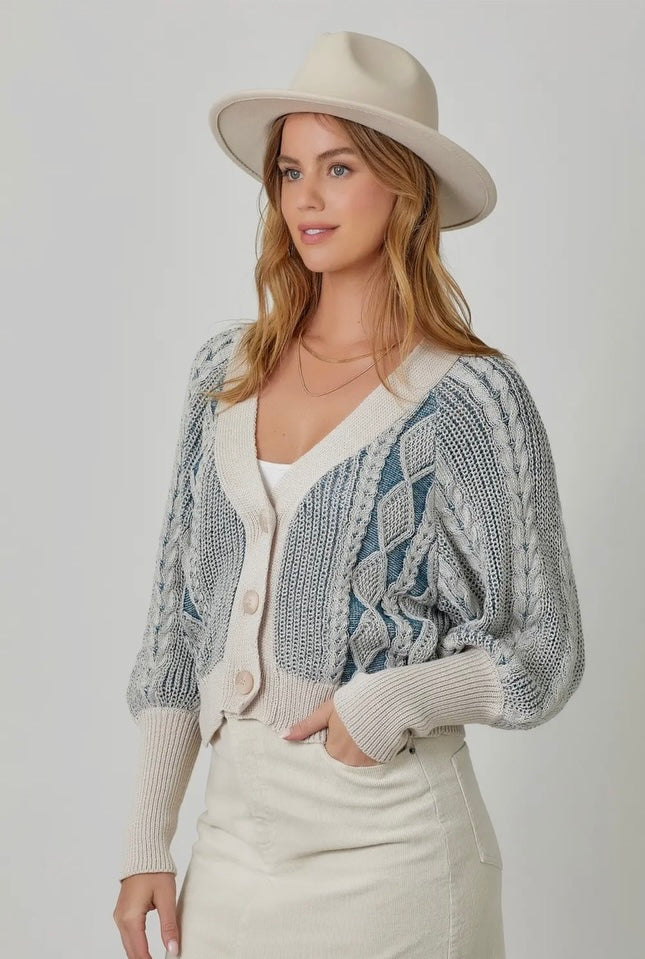 Weaved Cardigan Sweater